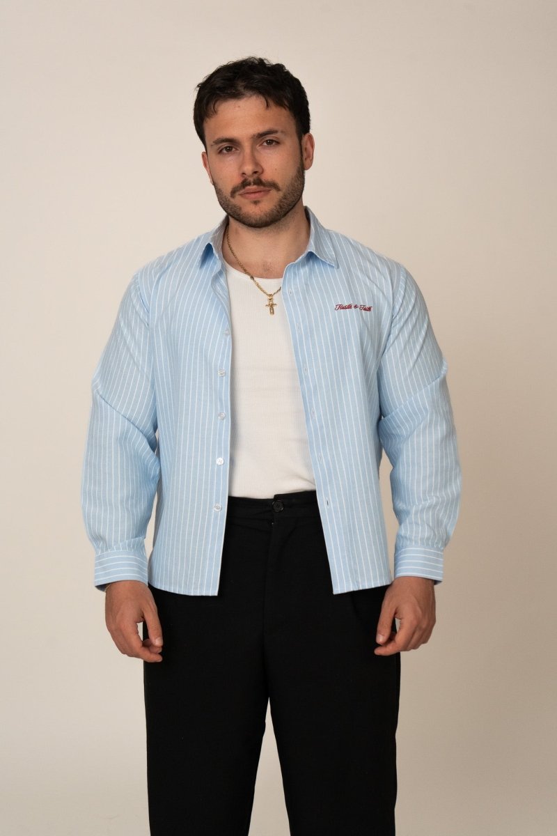AMORE IN CRISTO HEMD - LIGHT BLUE – Bild 5