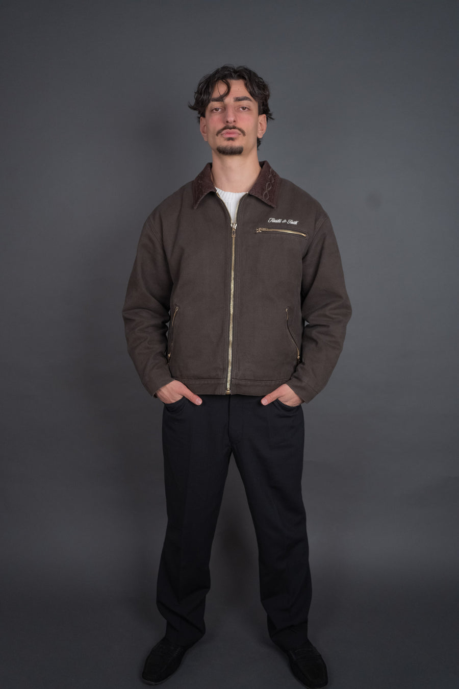 "THORN" JACKET - STONE BROWN – Bild 3